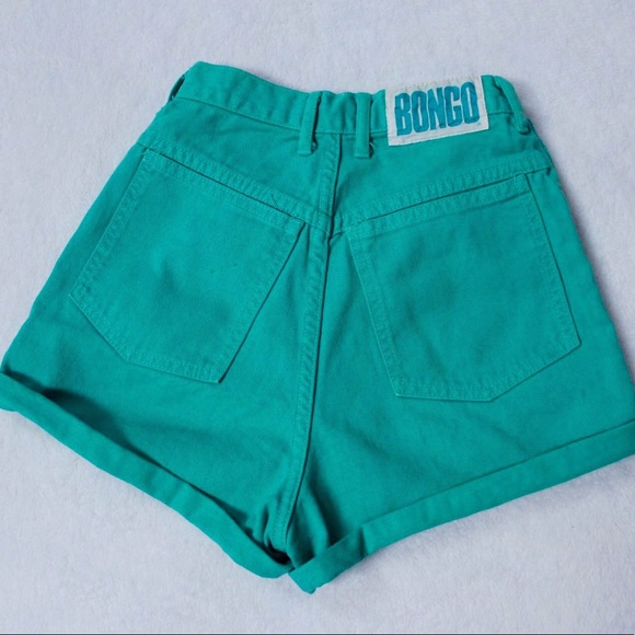 Vintage High Waisted Bongo Shorts - Picture 2 of 2